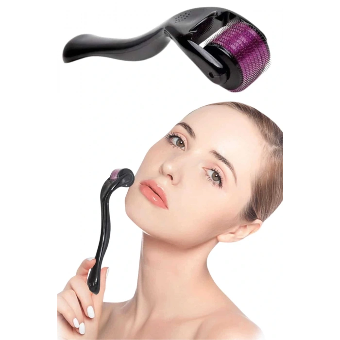 Dermaroller Titanyum 540 Iğneli 1 Mm Saç Kaş Sakal Serum Kullanıma Uygun