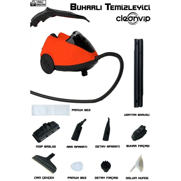 Detaylı Buhar Temizliği Buharlı Makinesi CV332 (5324)
