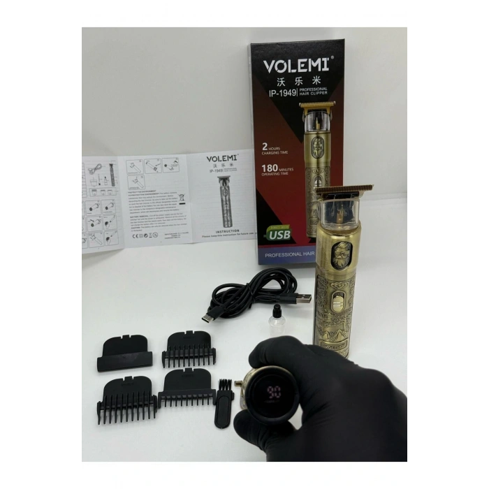 Dijital Göstergeli Saç Sakal Tıraş Makinesi - Sıfıra Yakın - IP-1949 (5324)