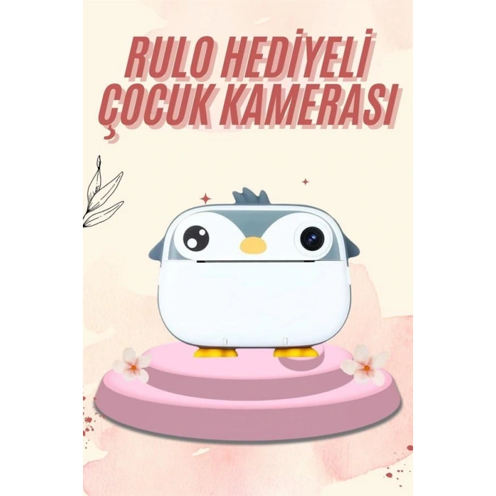 Dijital Hd Video Kamera Çocuk Fotoğraf Makinesi  Anlık Termal Rulo