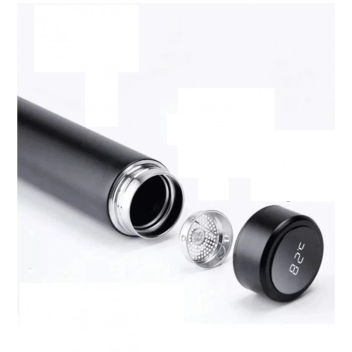 Dijital Sıcaklık Göstergeli Renkli Çelik Termos - 500 ML (5324)