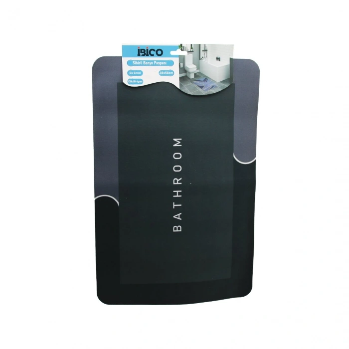 DİKDÖRTGEN   38X58CM   SU EMİCİ - SİHİRLİ  BANYO PASPASI  ELASTİK (5324)