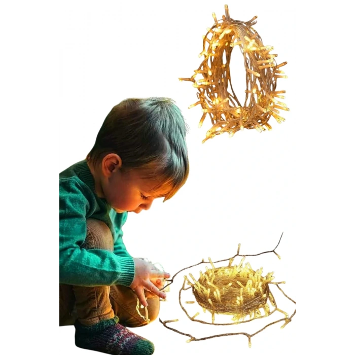 Dış Mekan Led Aydınlatma 10 Metre Gün Işığı Led Işık Pilli