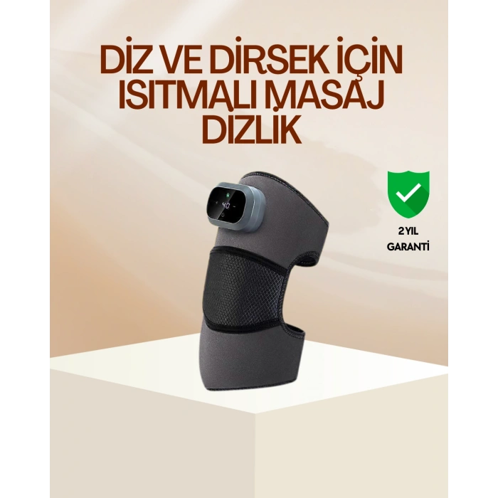 Diz Ve Dirsek İçin Isıtmalı Masaj Dizlik Aparatı