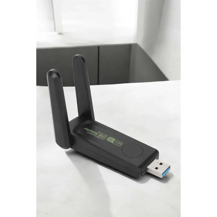 Dual Band Wifi Alıcı Adaptör Usb 3.0 Destekli