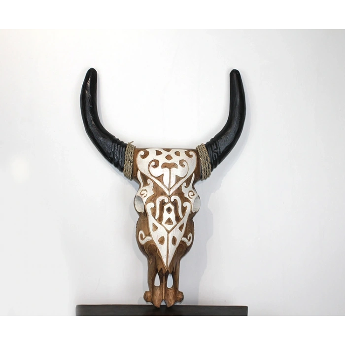 Duvara Asmalı Bufalo Kafası