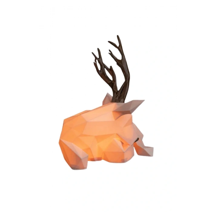 Eco Lounge Geyik Figür Gece Lambası 17 cm – LED Dahil Yılbaşı Dekorasyonu