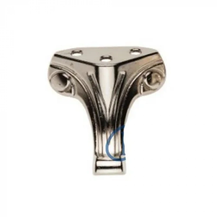 Eco Lounge Moda Ahşap Sandık Ayağı, Kutu Ayak 4,5 cm - Nikel, 50 Adet