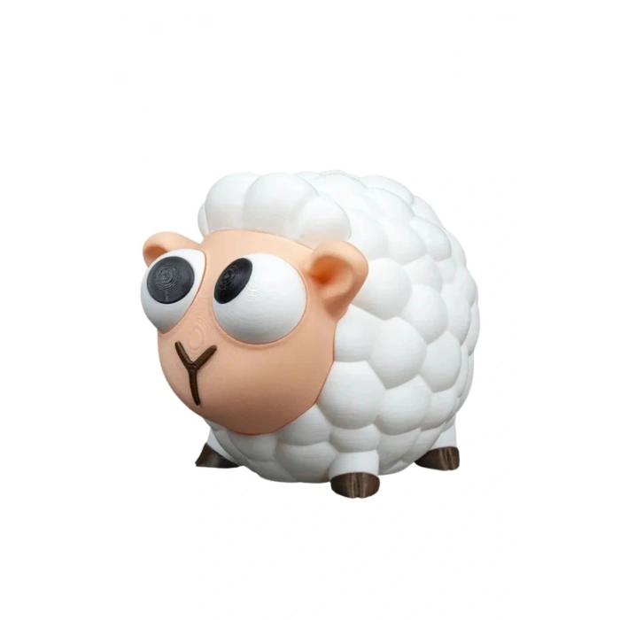 Eco Lounge Sevimli Koyun Kumbara 13 cm – Çocuk Odası Büyük Gözlü Dekor