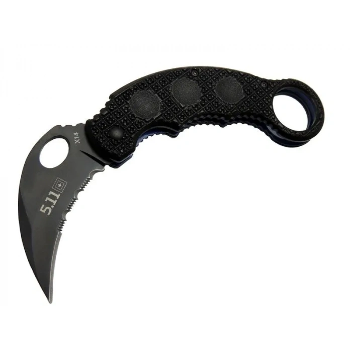 Eco Lounge X14 5.11 Siyah Karambit Koleksiyon Çakı 16 cm - Plastik Sap