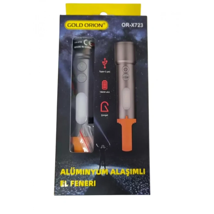 El Feneri X723 Cb-X723 Taktik Feneri Askeri Meşale (5324)
