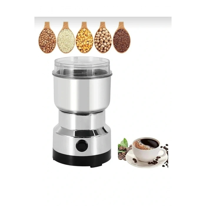 Elektrikli Kahve Keten Tohumu Baharat Öğütücü 2 Bıçak 150w