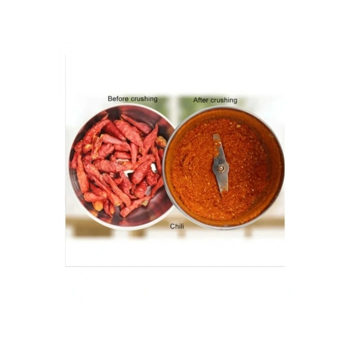 Elektrikli Kahve Keten Tohumu Baharat Öğütücü 2 Bıçak 150w