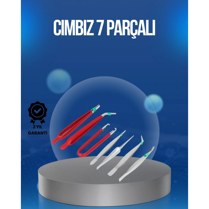 Elektronik Devre Ve Saat Tamiri İçin 7’li Paslanmaz Çelik Cımbız