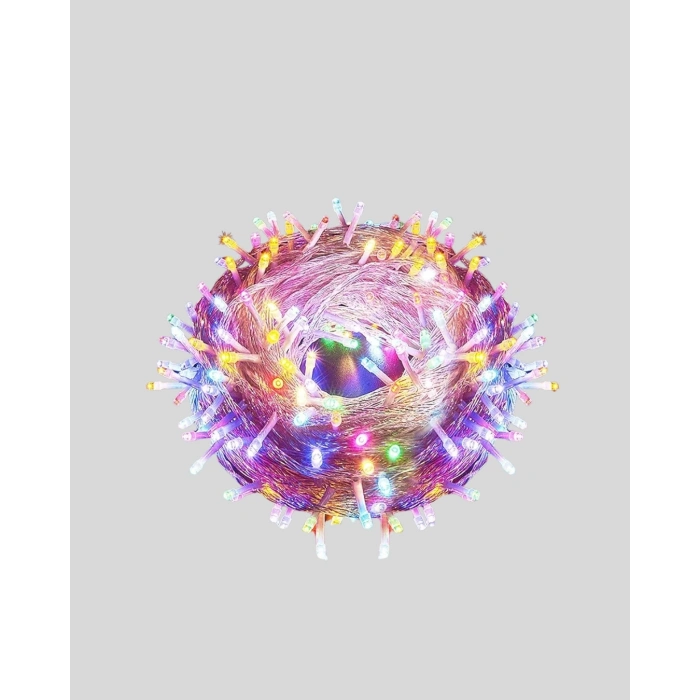 Enerji Tasarruflu Şeffaf Kablo 5 m 50 LED Dekor Işık