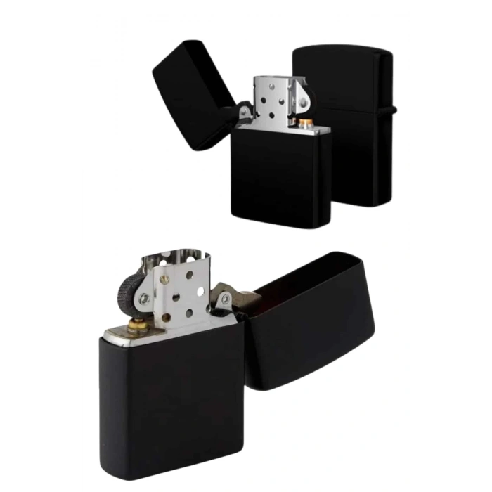 Erkeklere Özel Hediyelik Eşya Zippo Metalik Benzinli Çakmak Doldurulabilir
