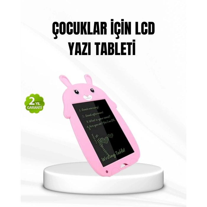 Esnek Lcd Çizim Tableti Kağıtsız Yazı Tahtası Tek Tuş Silme Düğme Pilli