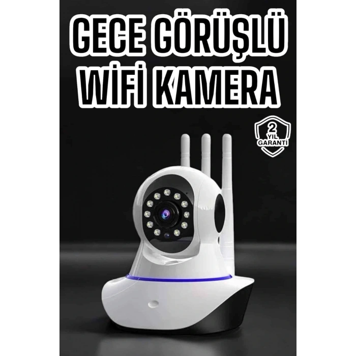 Ev Kamerası Wifi Kamerası Video Kayıt Çift Yönlü Hareket Sensörü Bebek