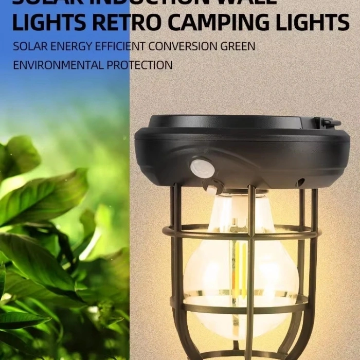 Fithome Or-t66 Hareket Sensörlü Su Geçirmez Solar Bahçe Aydınlatma Duvar Lambası