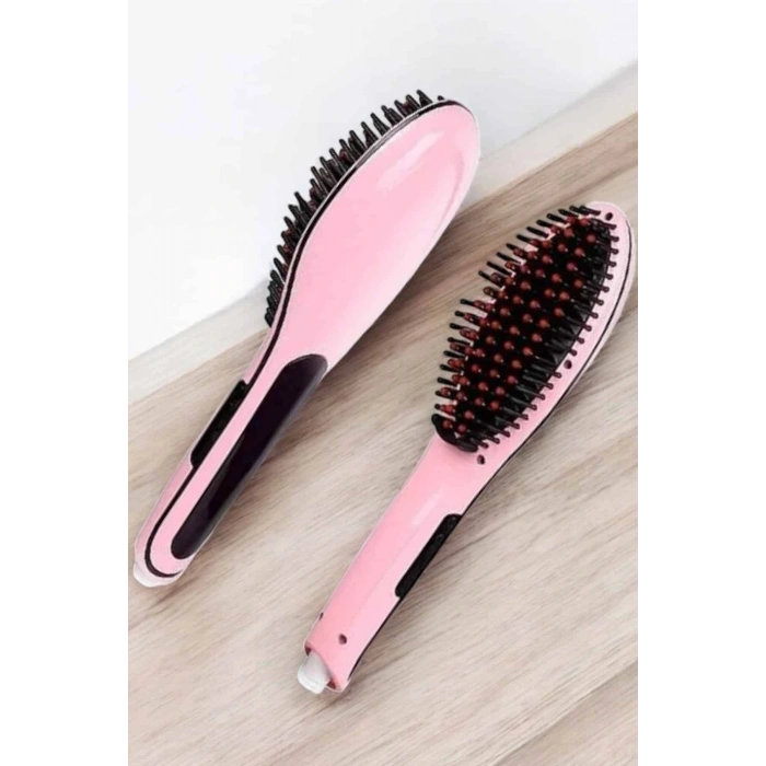 Fön Tarağı Saç Düzleştirici Sıkı Dişli Isı Ayarlı Elektriklenme Karşıtı