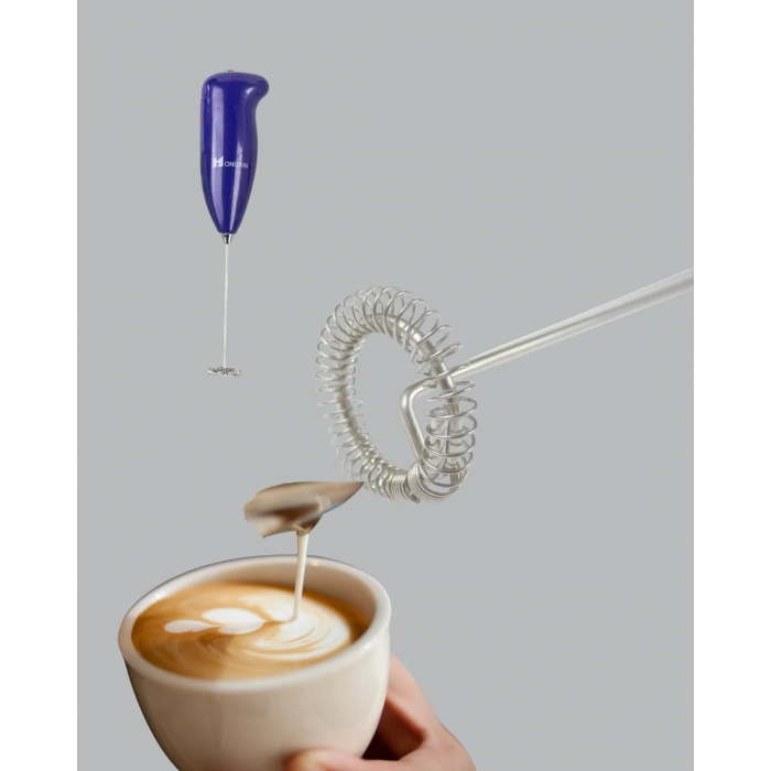 Frappe Ve Cappuccino Maker – Taşınabilir Pilli Köpürtücü Mikser
