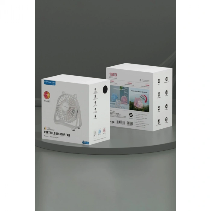 Fs23 Masaüstü Soğutma Fanı - Beyaz