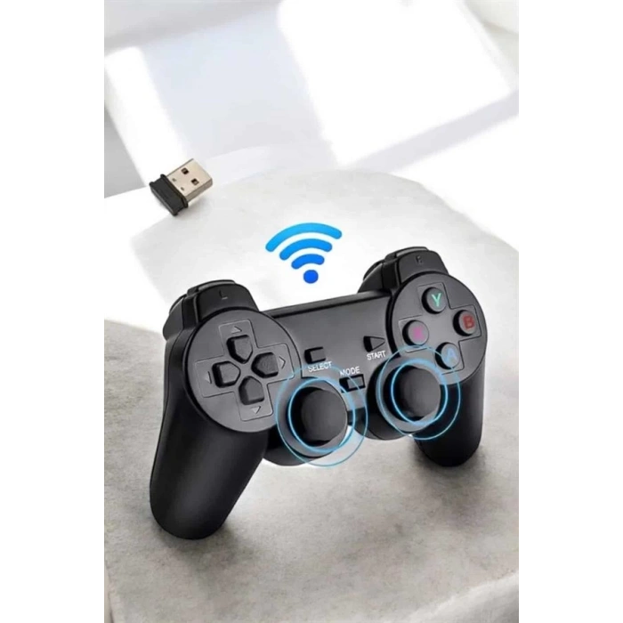 Game Stick 2000 Oyunlu 2.4G Kablosuz Çift Kol Yüksek Hassasiyetli Wireless