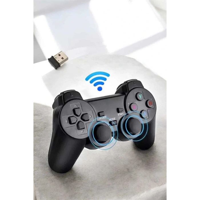 Game Stick 2000 Oyunlu 2.4g Kablosuz Çift Kol Yüksek Hassasiyetli Wireless