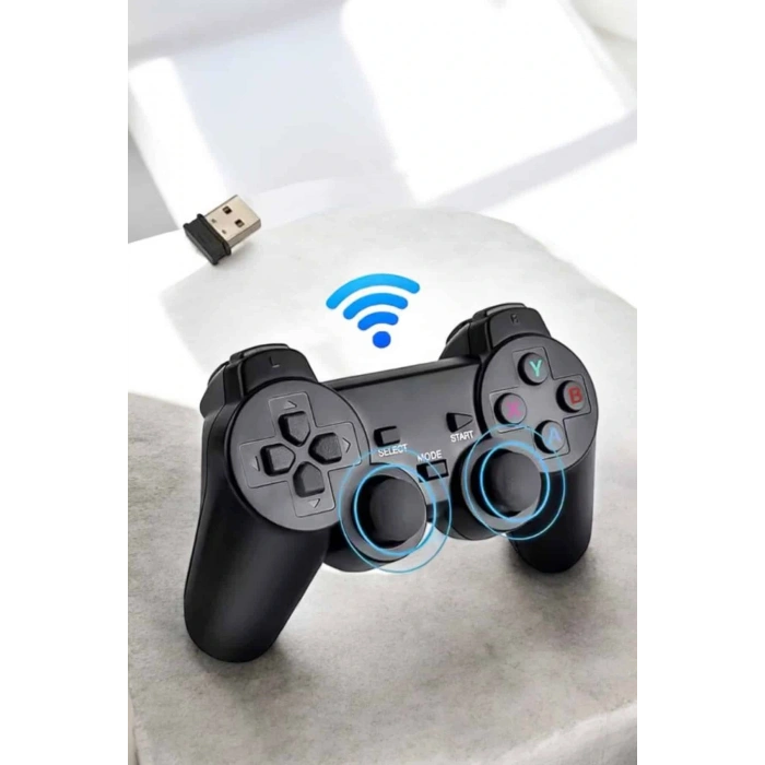 Game Stick 2000 Oyunlu 2.4g Kablosuz Çift Kol Yüksek Hassasiyetli Wireless