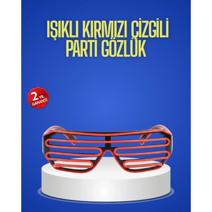 Gece Organizasyonları İçin Renkli LED Gözlük