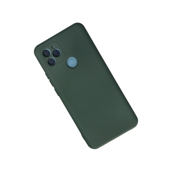 General Mobile Gm 21 Kılıf Nano İçi Kadife Silikon - Koyu Yeşil