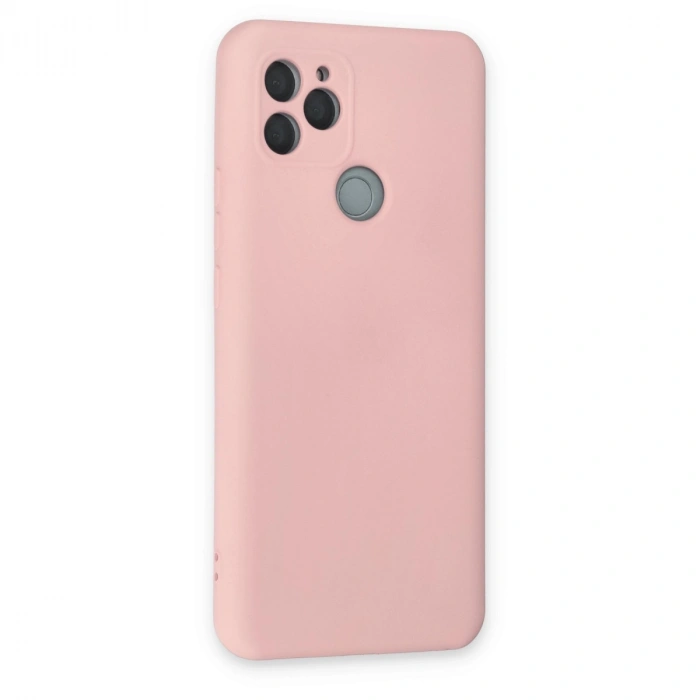 General Mobile Gm 21 Kılıf Nano İçi Kadife Silikon - Pudra
