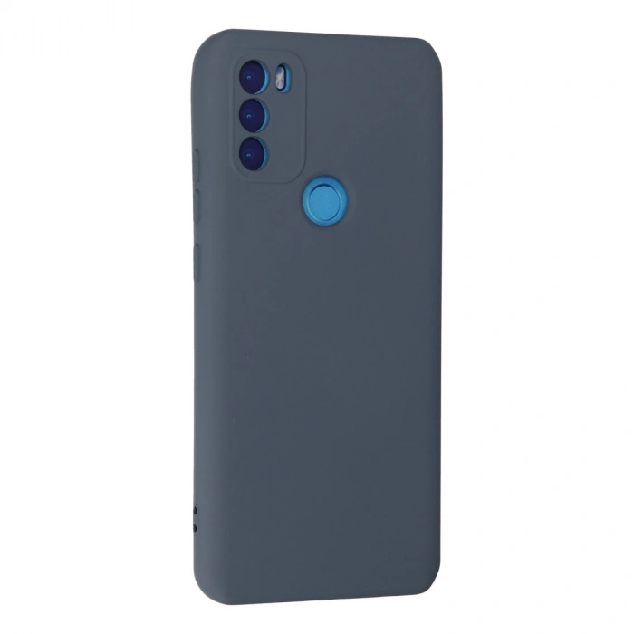 General Mobile Gm 21 Plus Kılıf Nano İçi Kadife Silikon - Gri