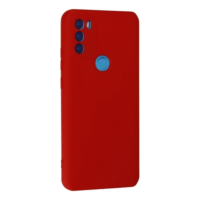General Mobile Gm 21 Plus Kılıf Nano İçi Kadife Silikon - Kırmızı