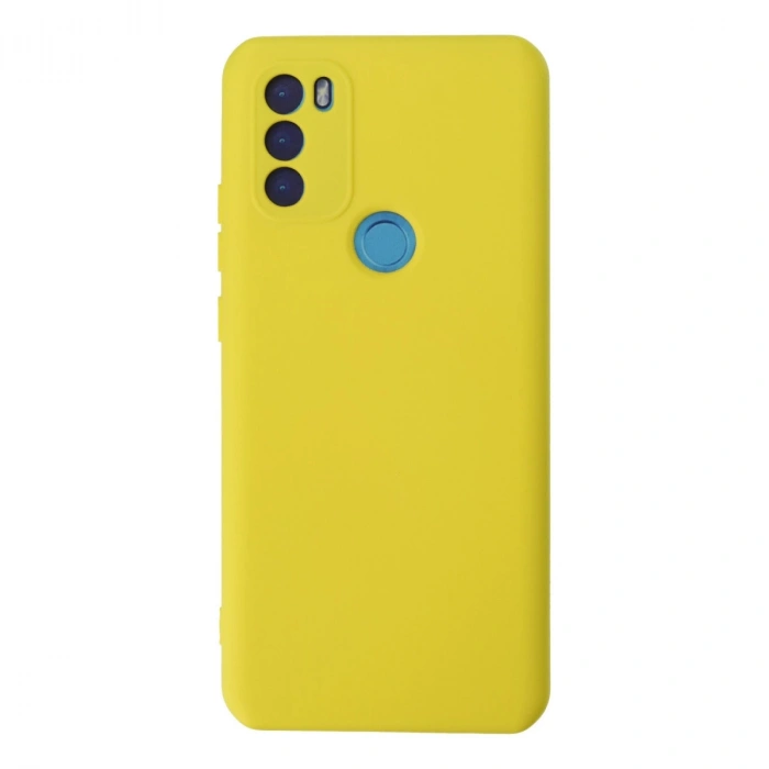 General Mobile Gm 21 Plus Kılıf Nano İçi Kadife Silikon - Sarı