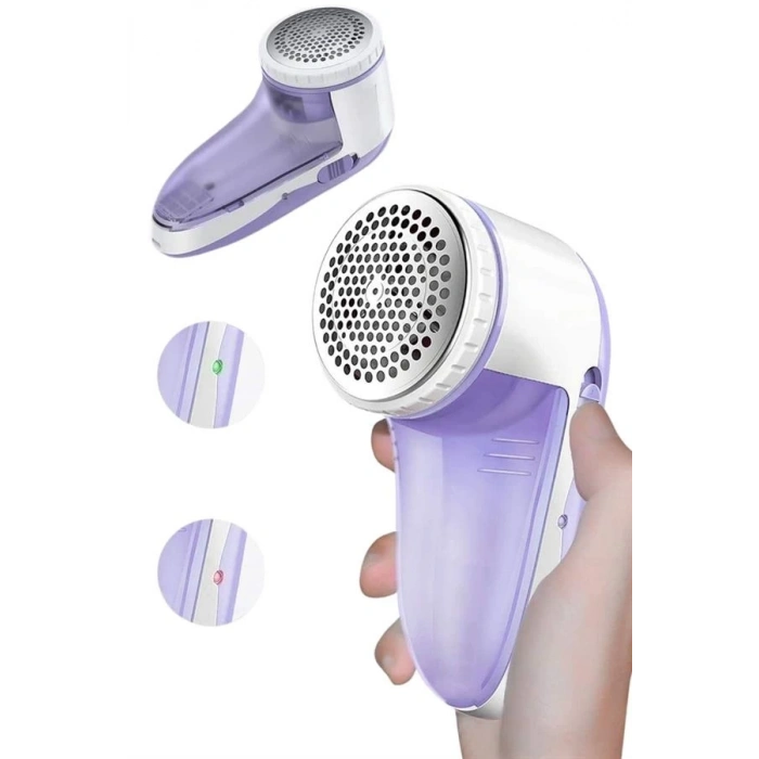 Giysi Tiftik Ve Kazak Tüy Toplama Makinesi Pratik Temizleme Şarjlı