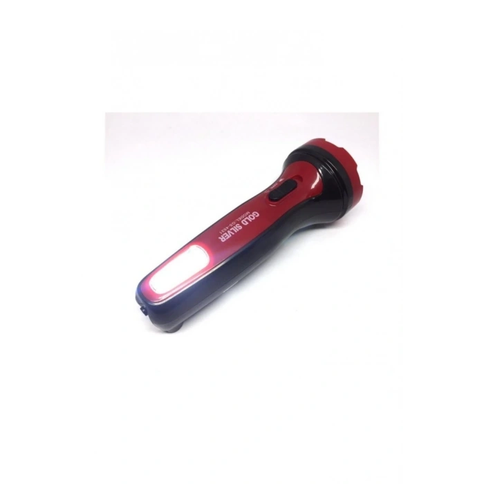 Gold Sılver Gs-4531 3 Watt+1 Watt Cob Ledli Şarjlı El Feneri