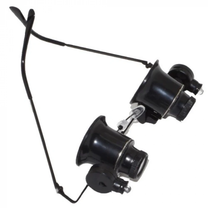 Gözlük Model Çıft Led Aydınlatma ,saat Onarımı Için Harika Büyüteç