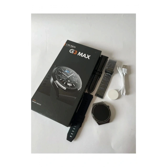 GT3 Max Uyumlu Akıllı Saat | G3 Max Model Akıllı Saat | Su Geçirmez, Nabız Ölçer, Spor Modlu