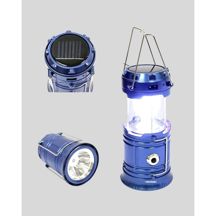 Güneş Enerjisiyle Çalışan Kamp Feneri Hafif Portatif Uzun Ömürlü