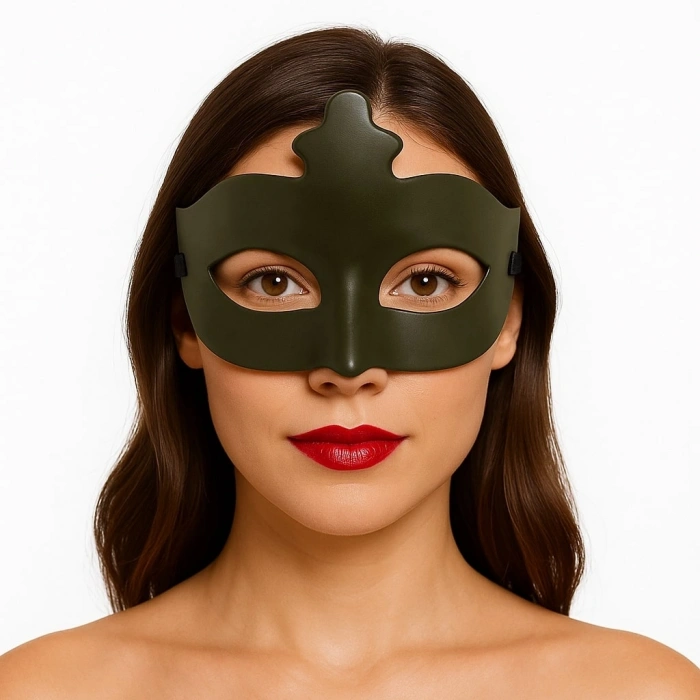 Haki Yeşil Renk Masquerade Venedik Balo Maskesi