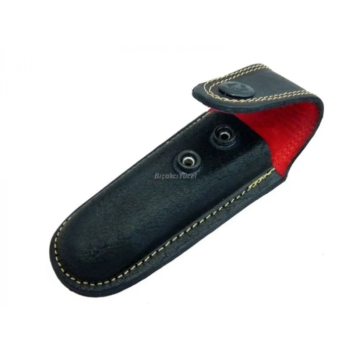 Hakiki Deri Çakı Kılıfı No:3 - 13 Cm, Kemerlikli