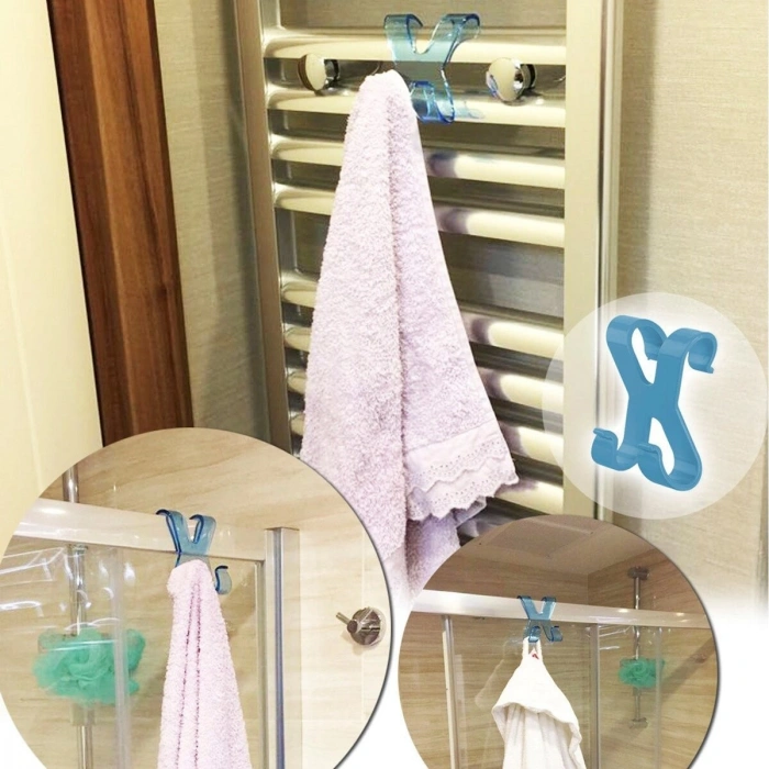 Hang it Pratik Kolay Taşımabilir Havlupan 2 Kancalı Banyo Askısı (5324)