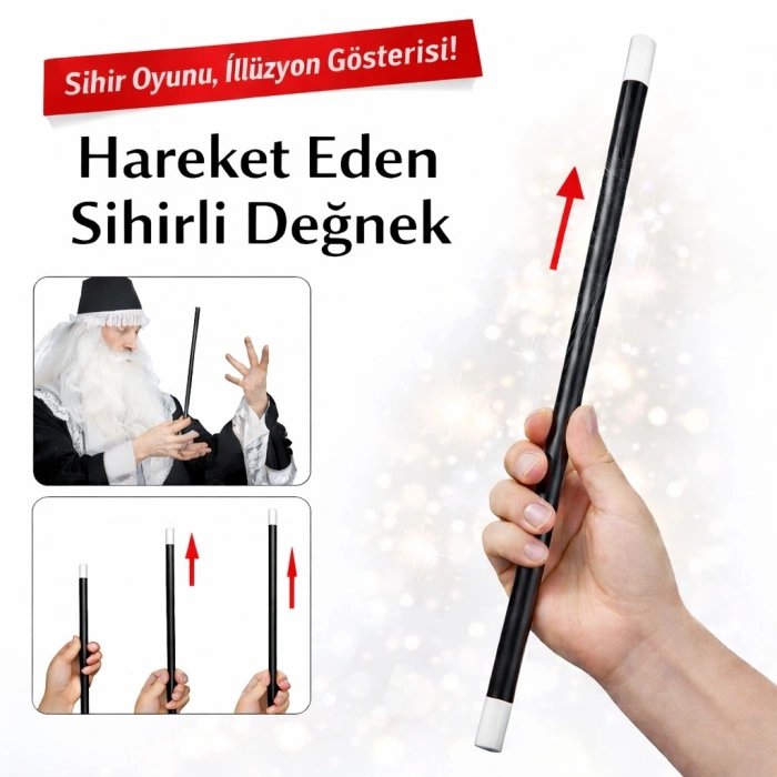 Hareket Eden Sihirli Değnek Çubuk 24 cm (5324)