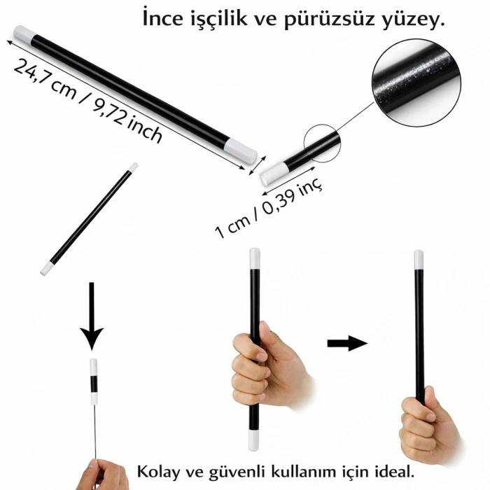 Hareket Eden Sihirli Değnek Çubuk 24 cm (5324)