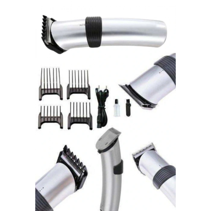 Hassas Ciltlere Özel Saç Sakal Ve Vücut Kuaför Tipi Şarjlı Tıraş Makinesi