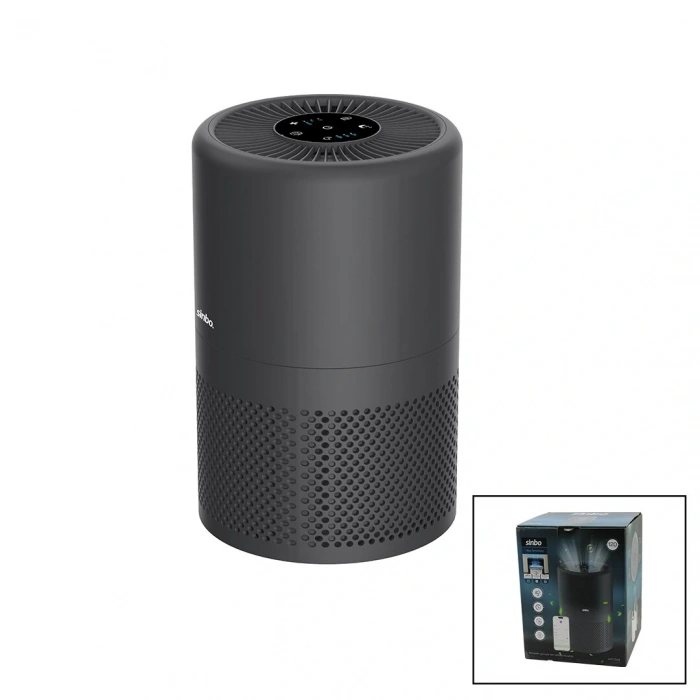 HAVA TEMİZLEME CİHAZI 3 KADEME FİLTRELEME OTOMATİK FAN UV AYDINLATMA SESSİZ UYKU MOD WİFİ UZAKTAN KONTROL SAP-5508 (5324)