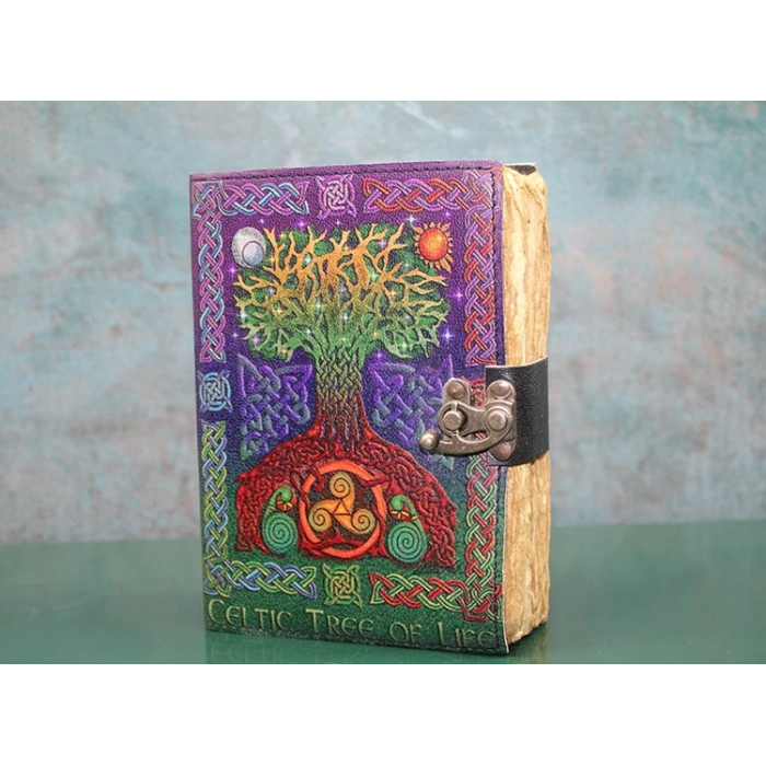 Hayat Ağacı Deri Defter Model 1