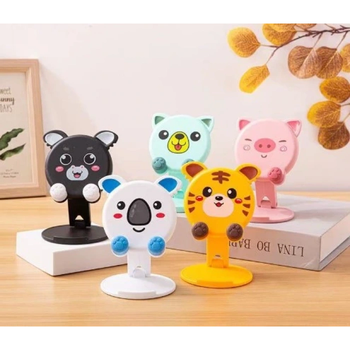 Hayvan Figürlü Masaüstü Telefon Standı 5 Model (5324)