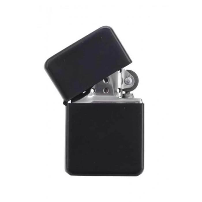 Hediyelik Zarif Zippo Model Siyah Benzinli Çakmak